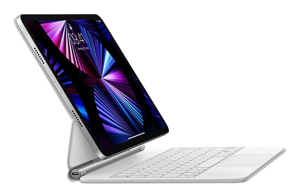 Klawiatura APPLE Magic Keyboard do iPada Pro 11 cali (3. generacji) i iPada Air (4. generacji) – niemiecki Biały MJQJ3D/A