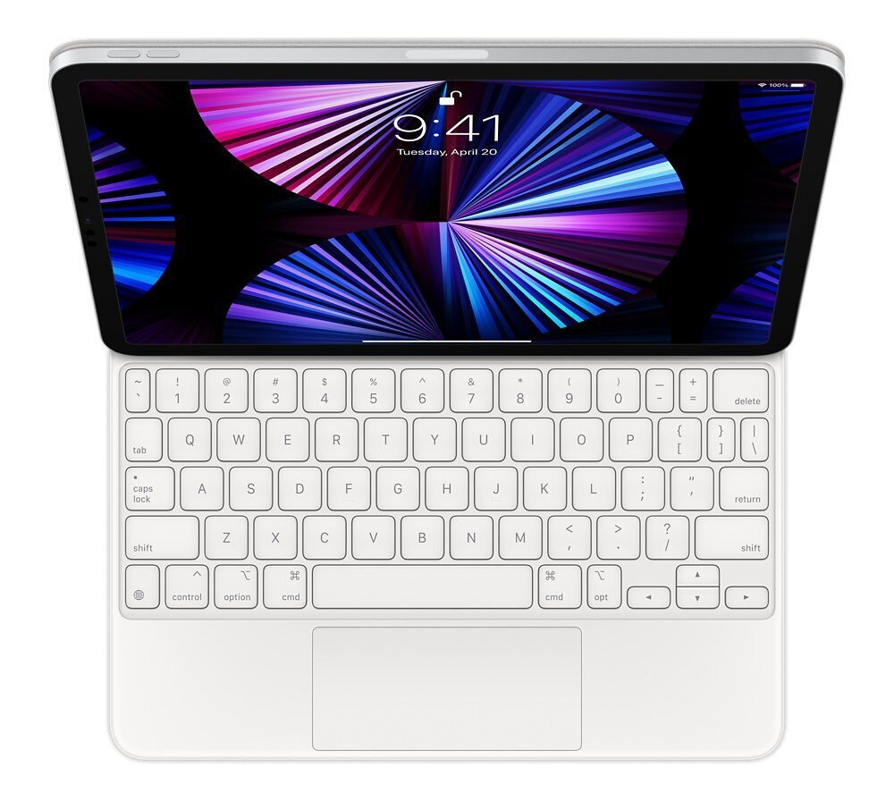 Klawiatura APPLE Magic Keyboard do iPada Pro 11 cali (3. generacji) i iPada Air (4. generacji) – angielski (USA) Biały MJQJ3LB/A