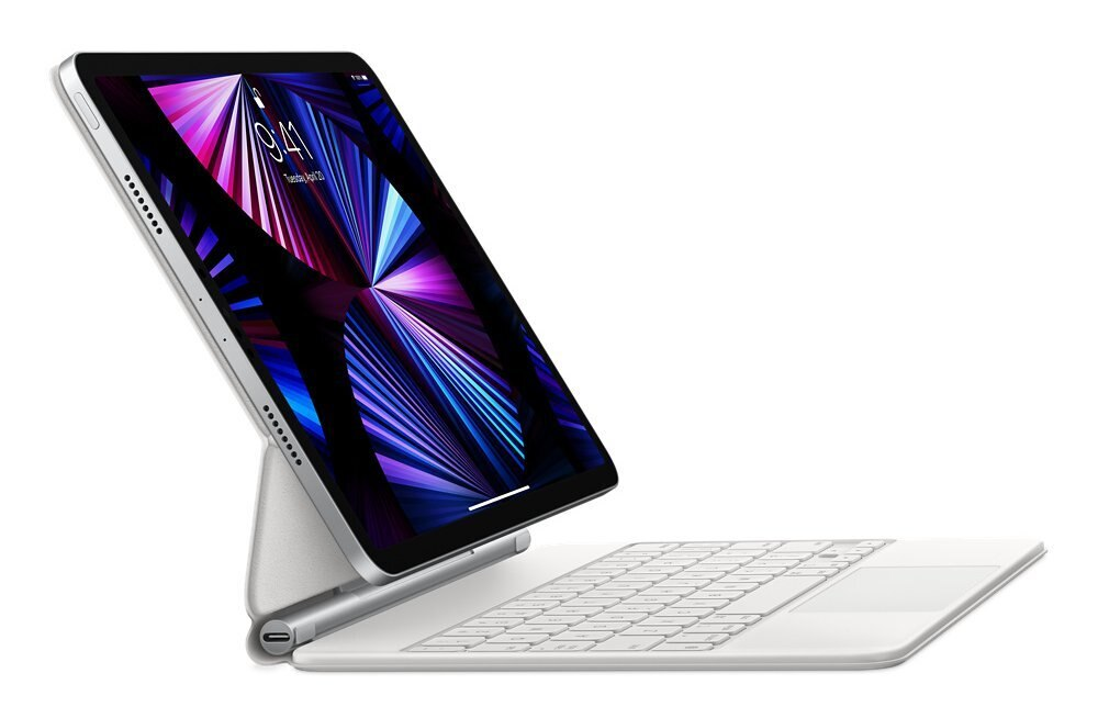 Klawiatura APPLE Magic Keyboard do iPada Pro 11 cali (3. generacji) i iPada Air (4. generacji) – angielski (USA) Biały MJQJ3LB/A