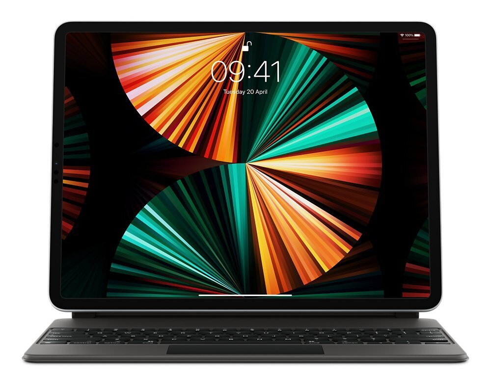 Klawiatura APPLE Magic Keyboard do iPada Pro 12.9 cala (5. generacji) – angielski (Wielka Brytania) Czarny MJQK3B/A
