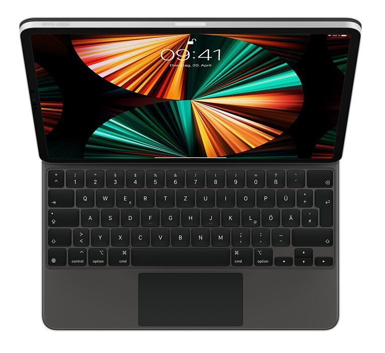 Klawiatura APPLE Magic Keyboard do iPada Pro 12.9 cala (5. generacji) – niemiecki Czarny MJQK3D/A