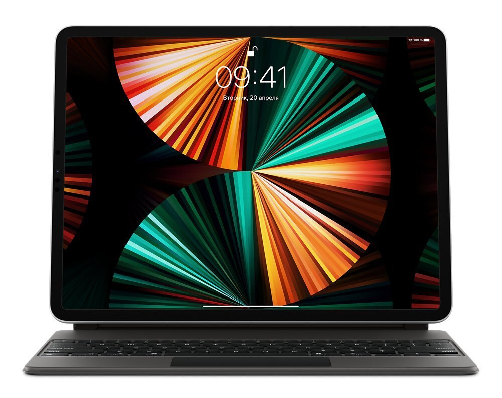 Klawiatura APPLE Magic Keyboard do iPada Pro 12.9 cala (5. generacji) – rosyjski Czarny MJQK3RS/A