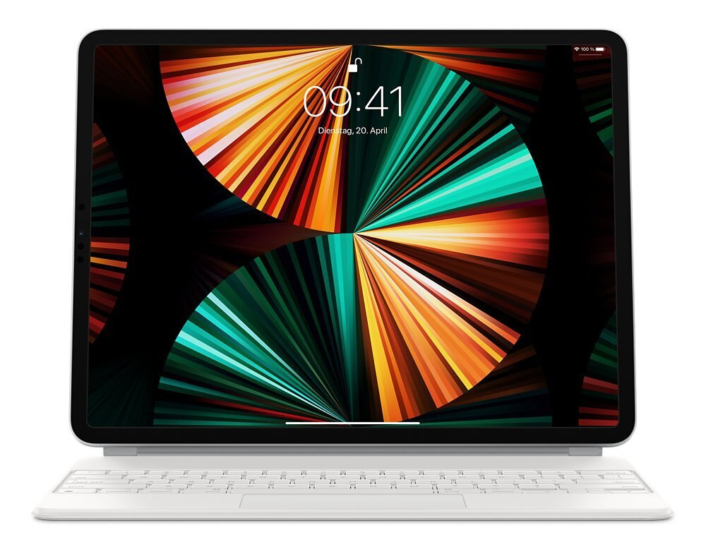 Klawiatura APPLE Magic Keyboard do iPada Pro 12.9 cala (5. generacji) – niemiecki Czarny MJQK3D/A