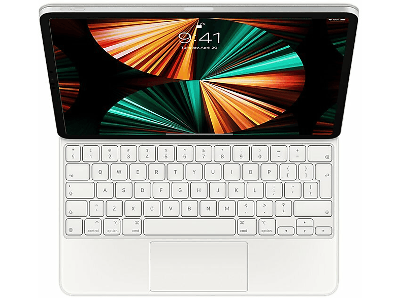 Klawiatura APPLE Magic Keyboard do iPada Pro 12.9 cala (5. generacji) – angielski (międzynarodowy) Biały MJQL3Z/A