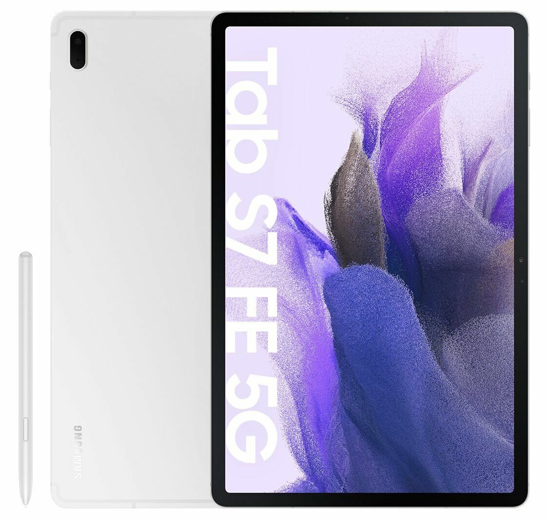 Biały tablet z piórem Samsung.