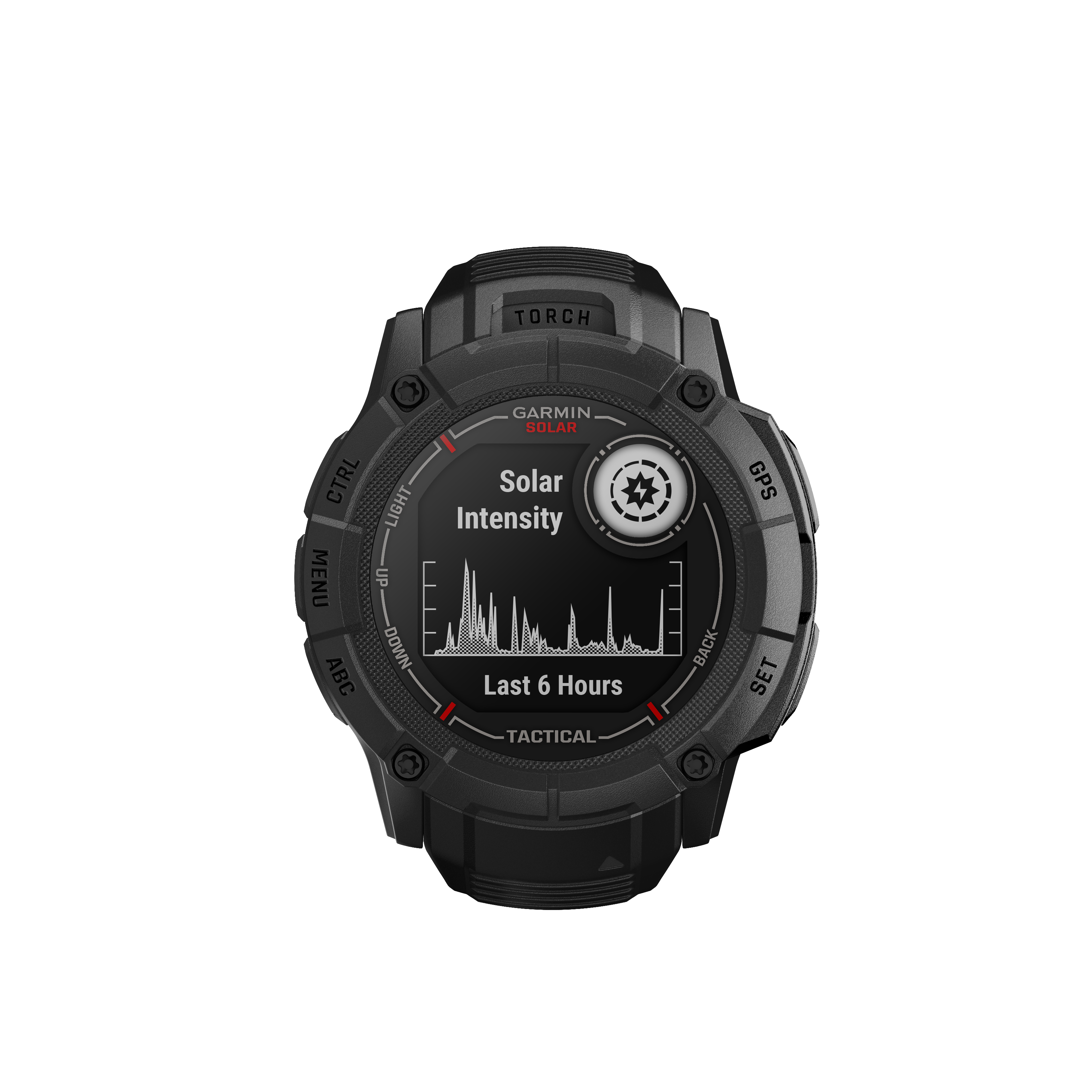 mm, Instinct 26 Edition Tactical Solar 2X Schwarz GARMIN Smartwatch Silikon,