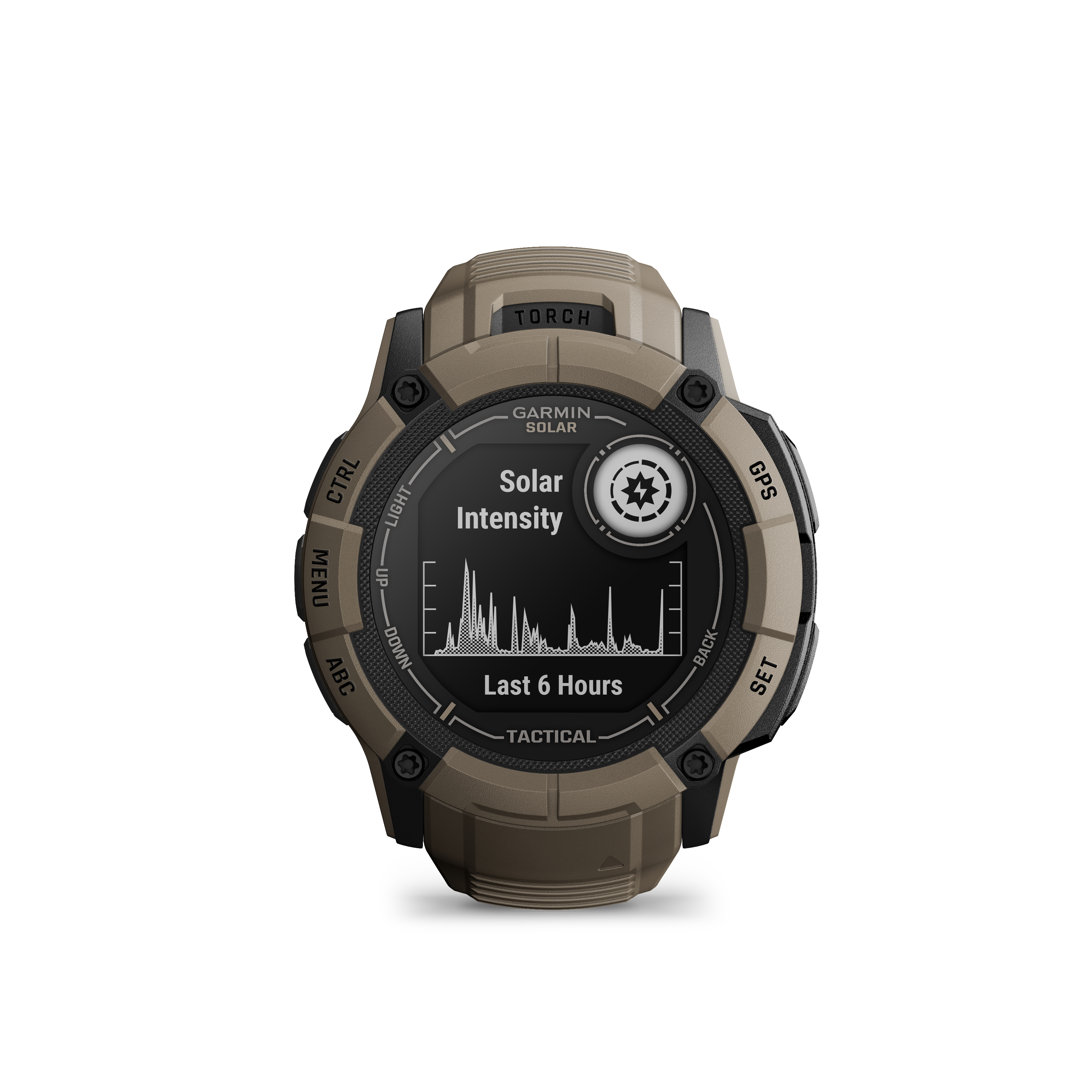 GARMIN Instinct 2X Solar Tactical Edition Smartwatch Silikon, 26 mm, Olivgrün