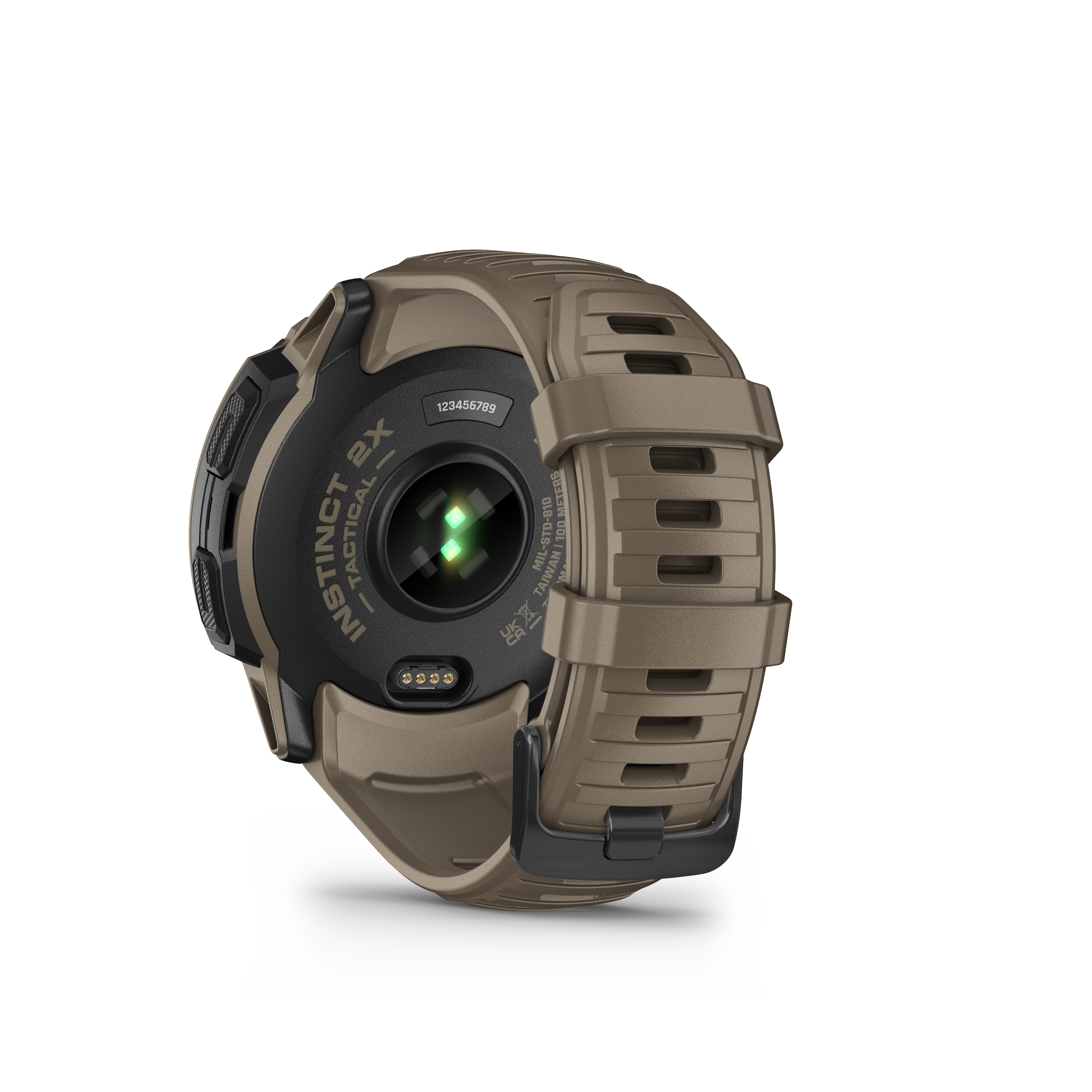 GARMIN Instinct 2X Solar Tactical Edition Smartwatch Silikon, 26 mm, Olivgrün