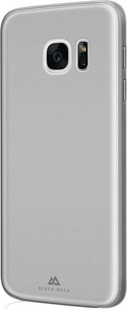 Szary telefon z aparatem i logo. Widoczna marka Black Rock.