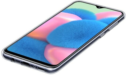 Etui SAMSUNG Clear Cover do Galaxy A30s Przezroczysty EF-QA307TTEGWW