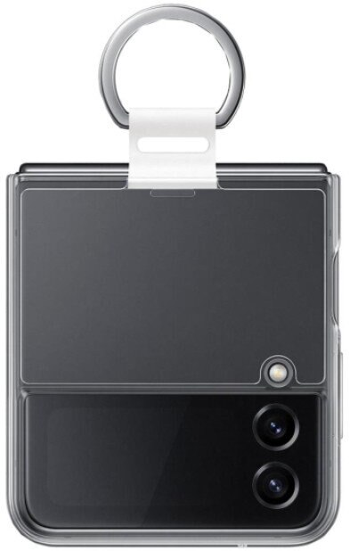 Etui SAMSUNG Clear Cover z pierścieniem do Galaxy Z Flip4 5G Przezroczysty PROSTO