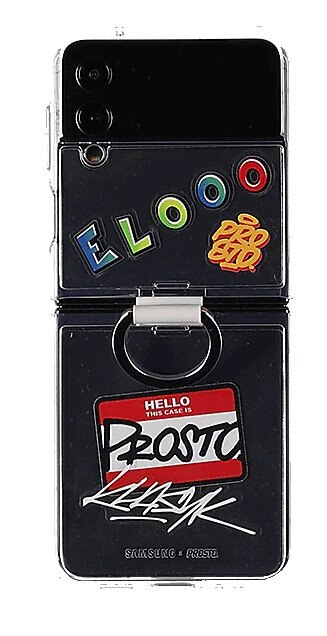 Etui SAMSUNG Clear Cover z pierścieniem do Galaxy Z Flip4 5G Przezroczysty PROSTO