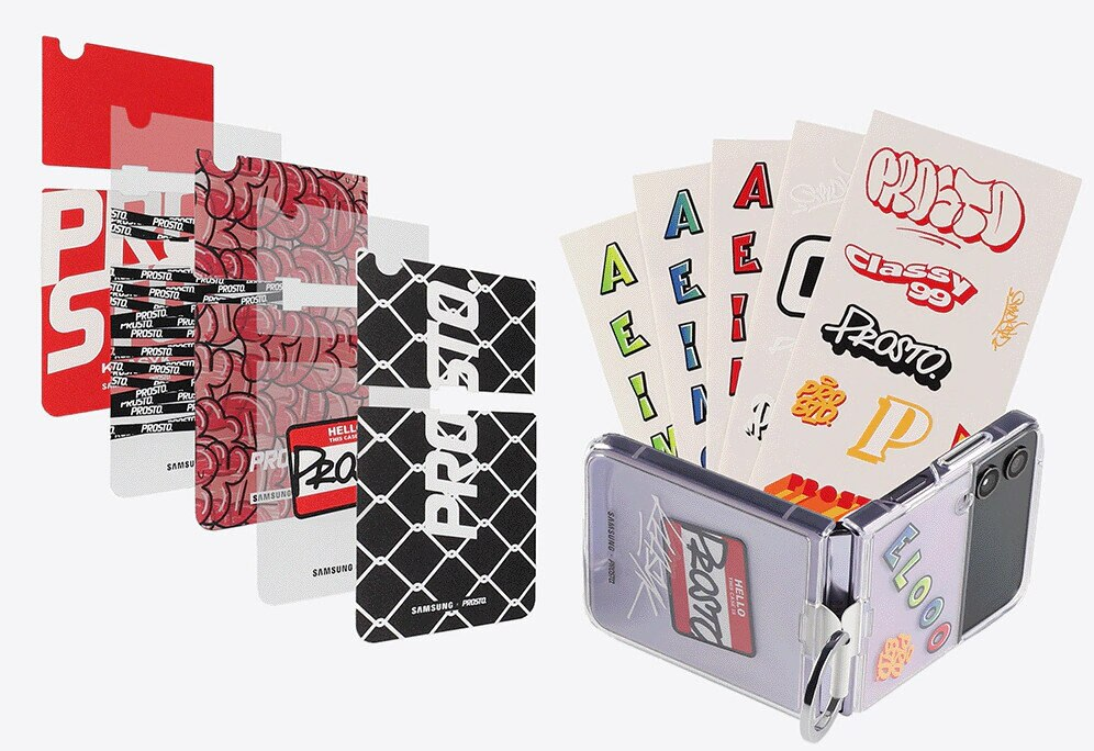 Etui SAMSUNG Clear Cover z pierścieniem do Galaxy Z Flip4 5G Przezroczysty PROSTO