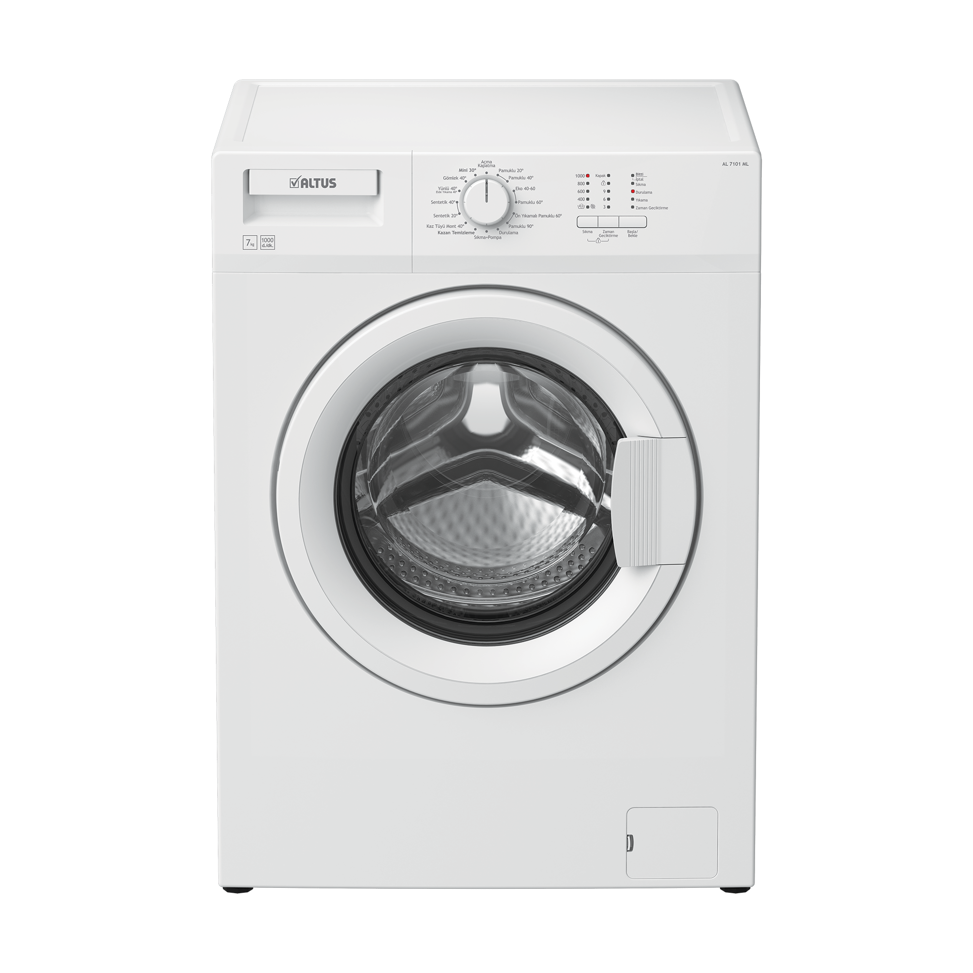 AL 7101 ML D Enerji Sınıfı 7 kg 1000 Devir Çamaşır Makinesi Beyaz