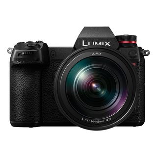 PANASONIC LUMIX S1R Body + LUMIX S 24-105mm F4.0 O.I.S. - Fotocamera Nero