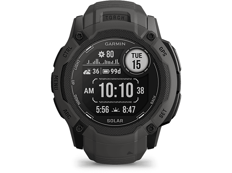 Garmin Instinct 2X Solar, Graphite; Smartwatch
