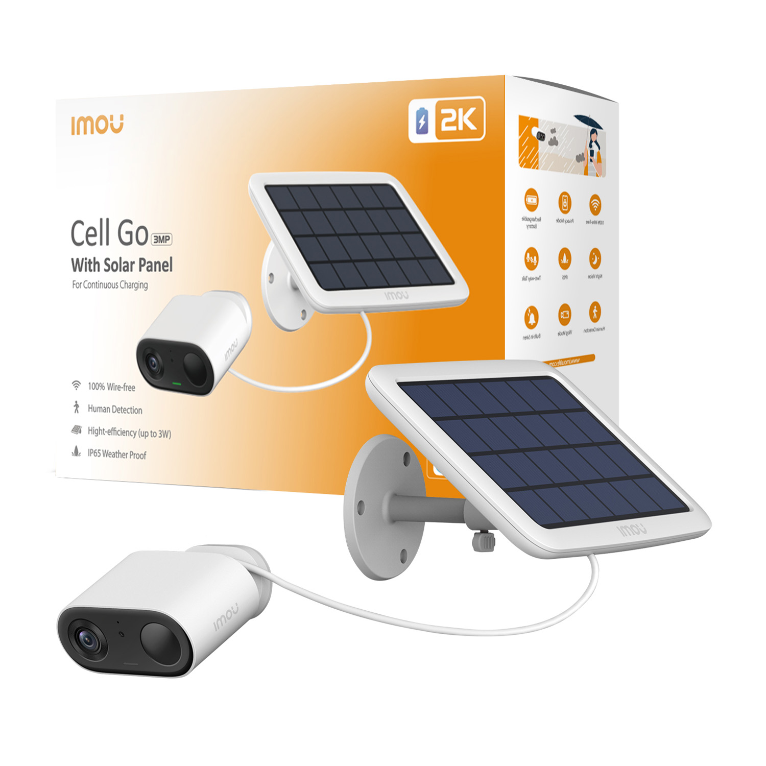 Videocamera Sorveglianza Imou Cell Go Kit 3MP