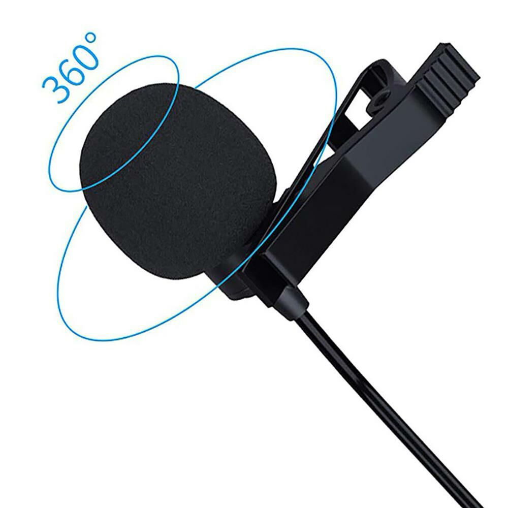 BOYA BY-M2D Lisanslı iPhone İkili Yaka Mikrofonu Siyah