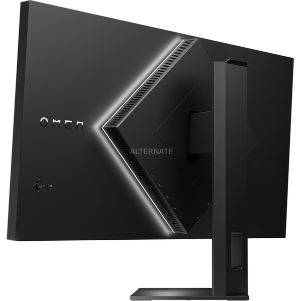 Monitor gaming - HP OMEN 27u, 27" UHD (4K), 144 Hz, 1 ms, IPS, 2 USB-A, FreeSync ™ Premium Pro, Altura ajustable, Altavoces incorporados, Negro