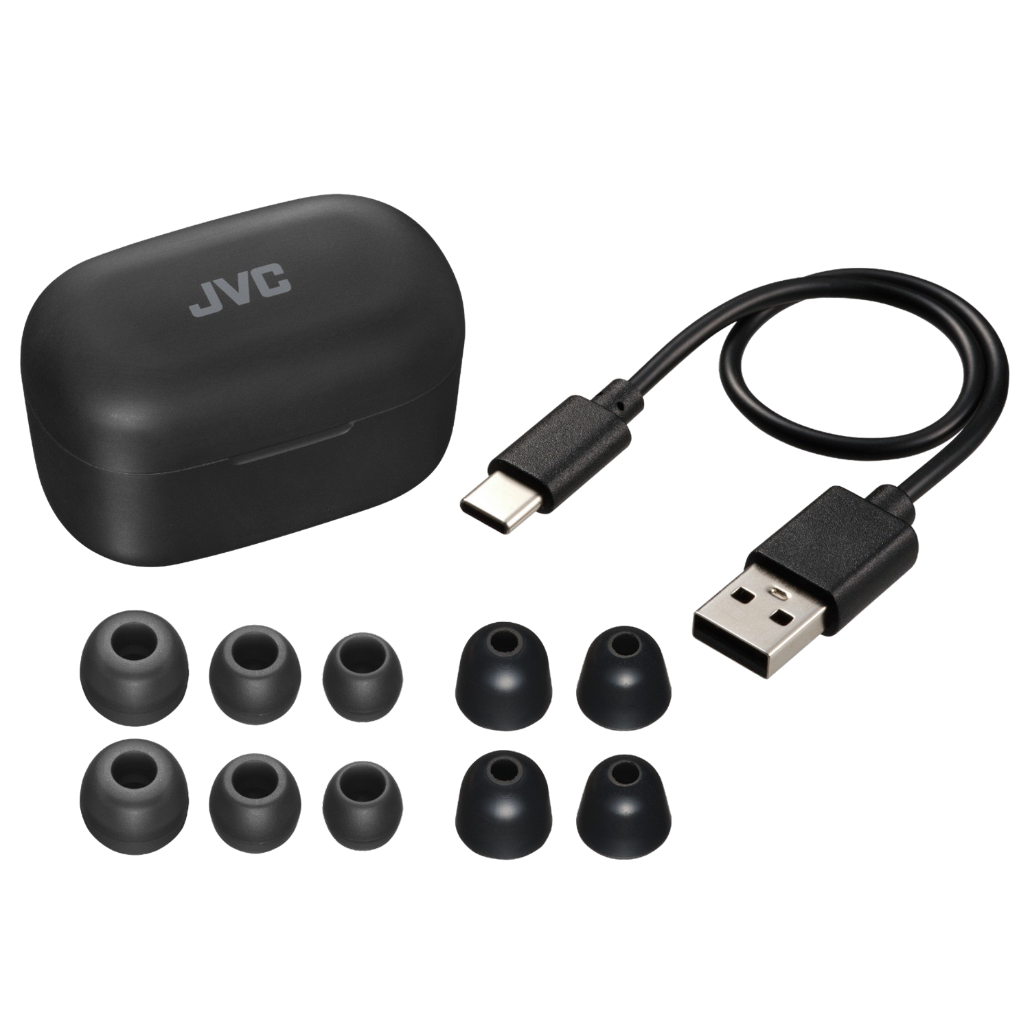 JVC Draadloze oortjes Zwart (HA-A25T-BN-E) In-ear Draadloze oortjes Zwart