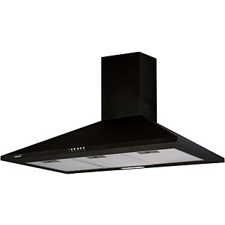 Campana decorativa - Cata Omega 900 BK/M, 3 Velocidades, 645 m³/h, 70 cm, Negro