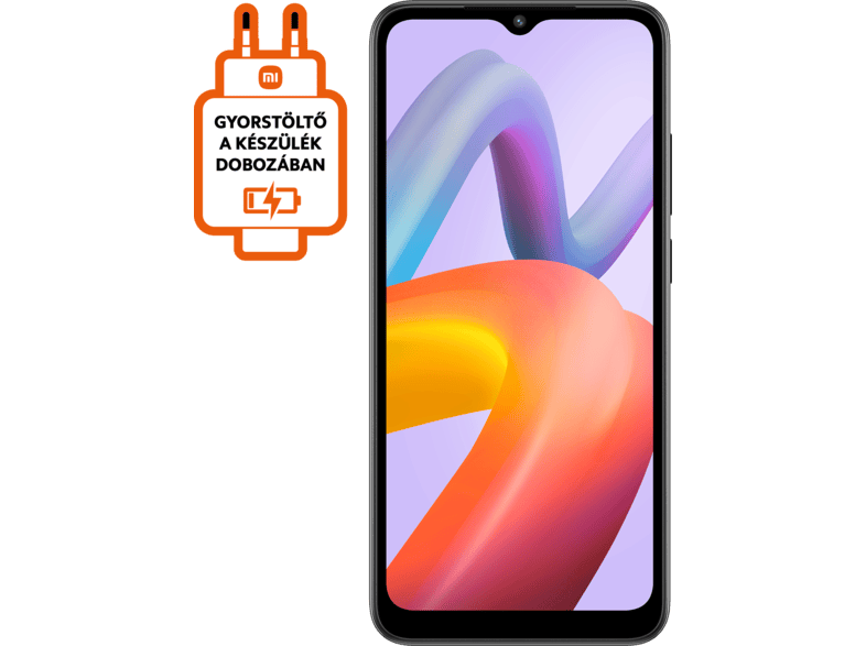 XIAOMI REDMI A2 2 32 GB DualSIM Fekete K rtyaf ggetlen Okostelefon