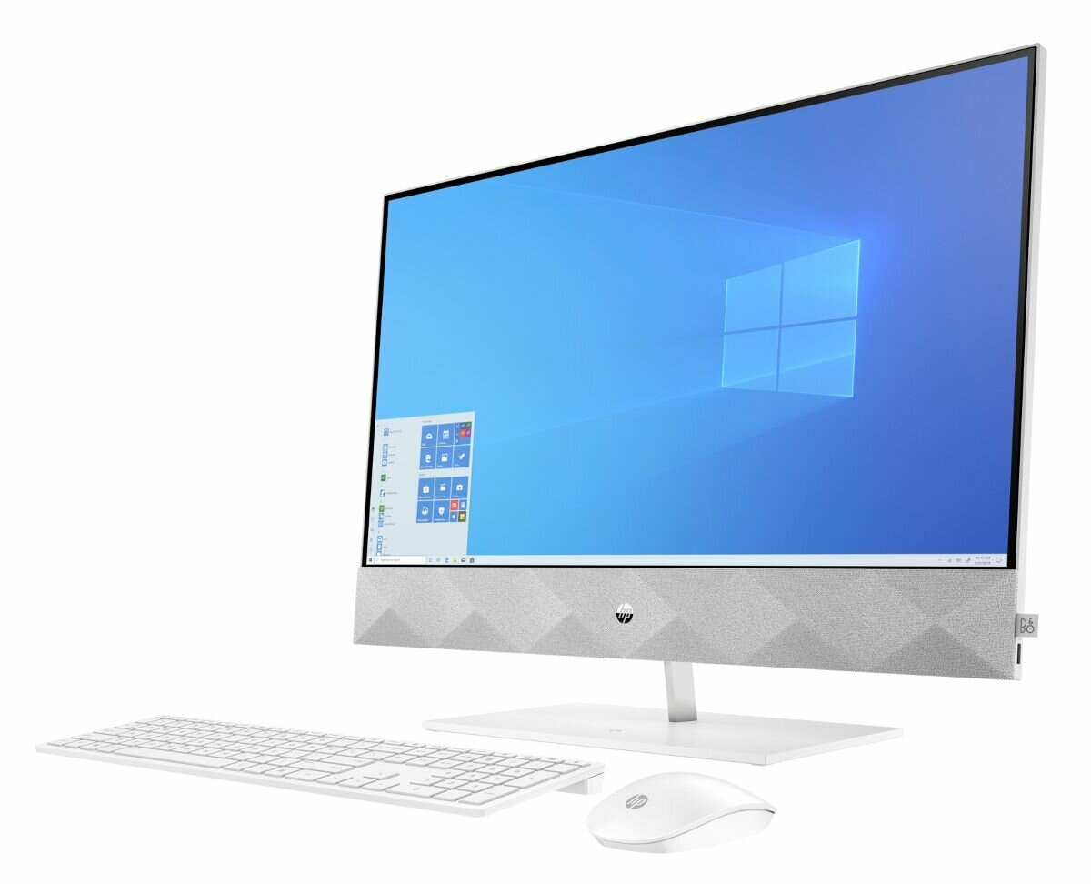 Komputer All-in-One HP Pavilion 27-d0000nw FHD i5-10400T/8GB/512GB SSD/INT/Win10H Biały