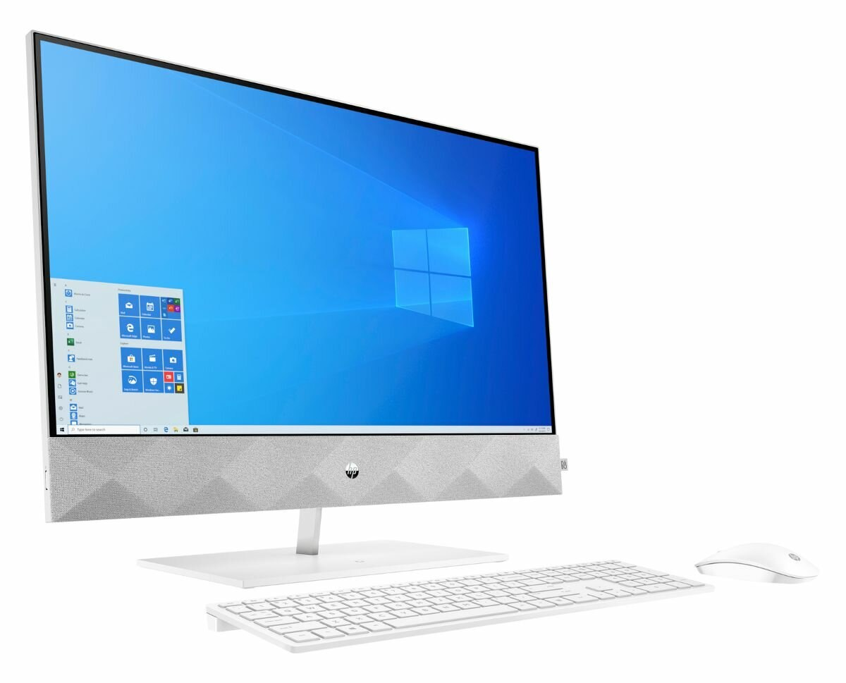 Komputer All-in-One HP Pavilion 27-d0000nw FHD i5-10400T/8GB/512GB SSD/INT/Win10H Biały