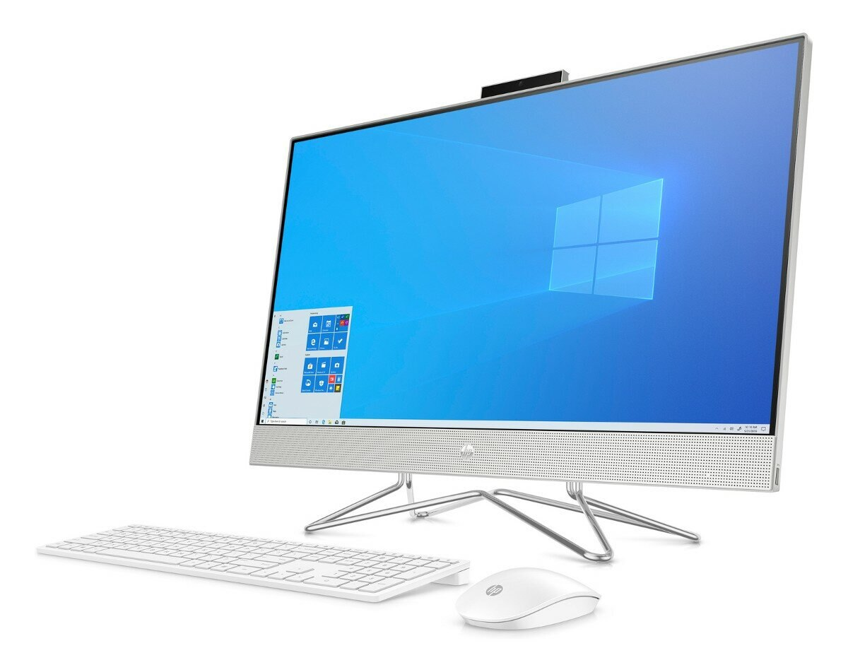 Komputer All-in-One HP 27-dp0004nw FHD Ryzen 5 4500U/8GB/512GB SSD/INT/Win10H Srebrny