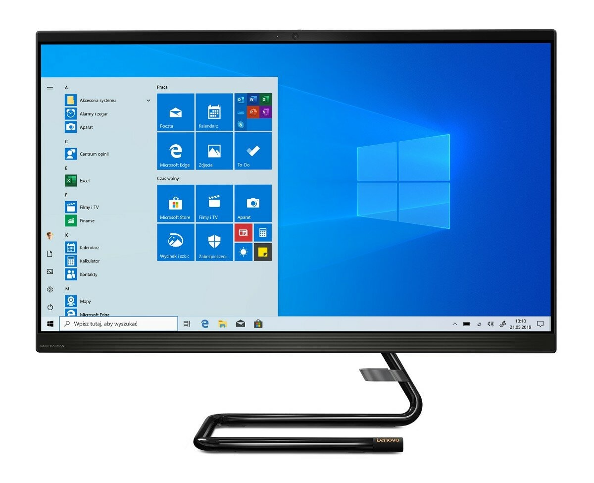 Komputer All-in-One LENOVO IdeaCentre AIO 3 27IMB05 F0EY00HQPB FHD i5-10400T/8GB/512GB SSD/INT/Win10H Czarny (Business Black)