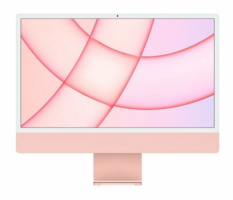 Komputer All-in-One APPLE iMac 24 Retina 4.5K M1/8GB/256GB SSD/7‑rdzeniowe GPU/macOS Różowy MJVA3ZE/A