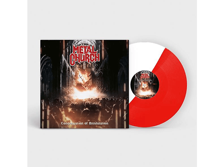 Metal Church - Congregation Annihilation(Red/White Split (Vinyl) - Vinyl of