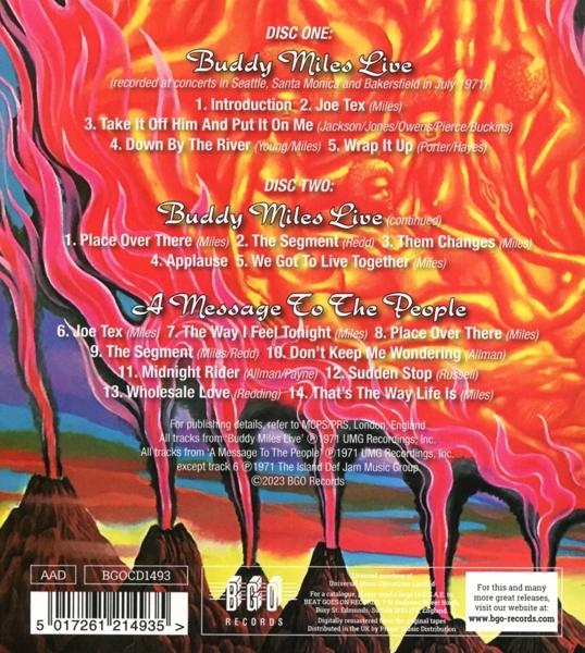 Buddy Miles - Buddy Miles Live/A Message To The People  - (CD)