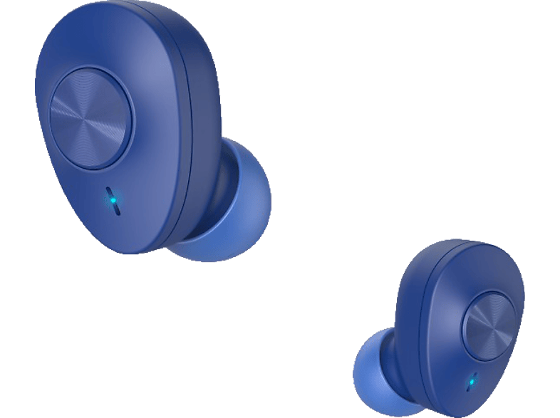 HAMA Freedom Buddy, Bluetooth Kopfhörer Blau Wireless, In-ear True