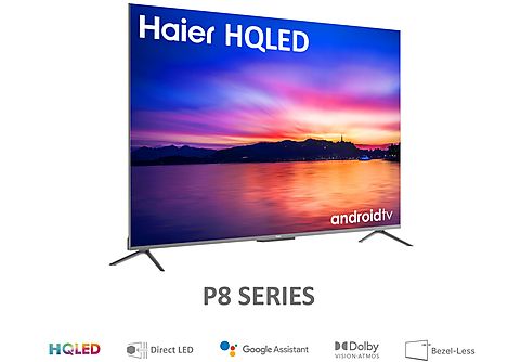 TV HQLED 58- Haier P8 Series H58P800UG, UHD 4K, Smart TV (Android TV 11),  HDR 4K