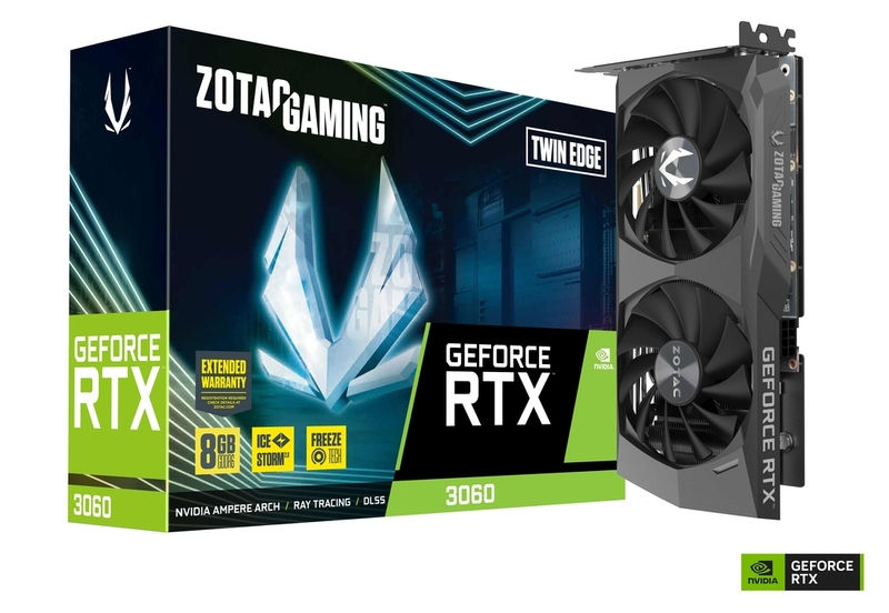 ZOTAC NVIDIA 8GB GDDR6 RTX3060 TWIN EDGE EKRAN KARTI