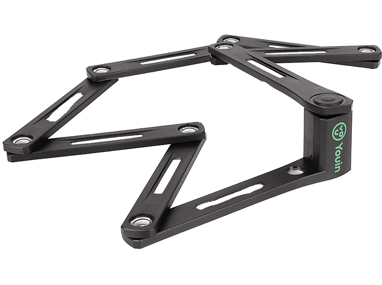 Candado - Youin plegable, Con soporte de transporte, Anti corrosión, Acero, Negro