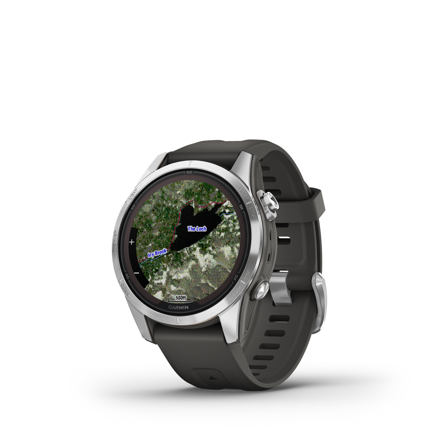 Reloj deportivo Garmin Fénix S Pro, Negro, 42 mm, Carga Solar