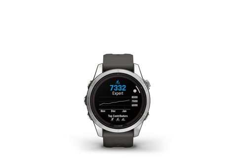 Reloj deportivo  Garmin Fénix 7 S Pro, Negro, Carga Solar, 108-182 mm,  1.2, Multideporte, GPS