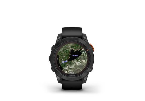 Reloj deportivo  Garmin Fénix 7 S Pro, Negro, Carga Solar, 108-182 mm,  1.2, Multideporte, GPS