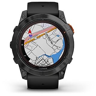 Reloj deportivo - Garmin Fénix 7X Pro, Negro, Carga Solar, 127-210 mm, 1.4", Multideporte, GPS