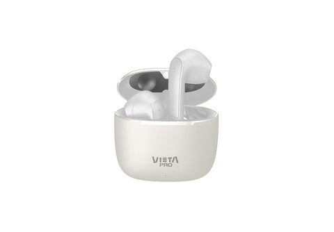 Vieta Pro - Auriculares Track 2 con Bluetooth 5.0, True Wireless,  micrófono, Touch Control, autonomía de 20h, Color Blanco : :  Electrónica