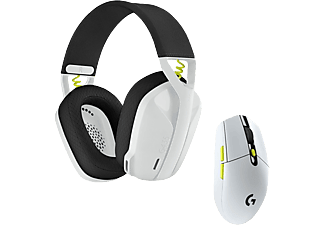LOGITECH Wireless Gaming Combo G435 fejhallgató és G305 vezeték nélküli egér, fehér (981-001230)
