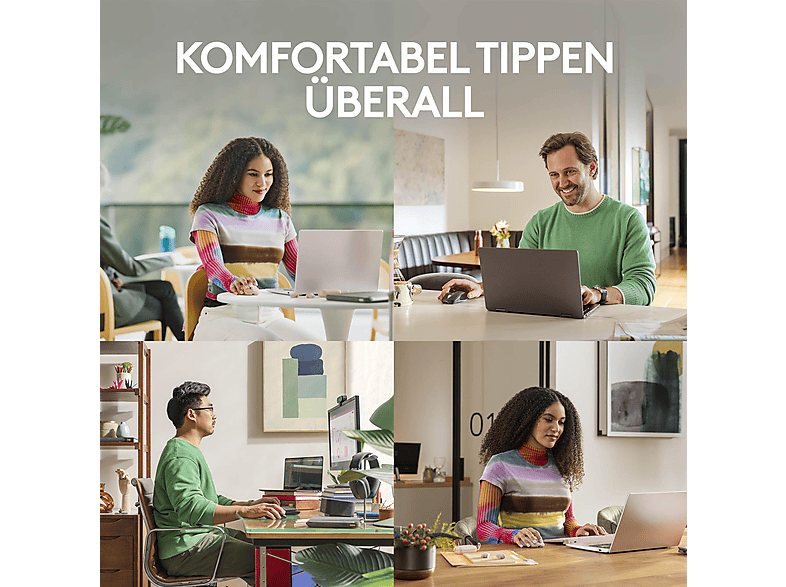 Thumbnail - LOGITECH MX Anywhere 3S Compact kabellose bluetooth Maus, Rose