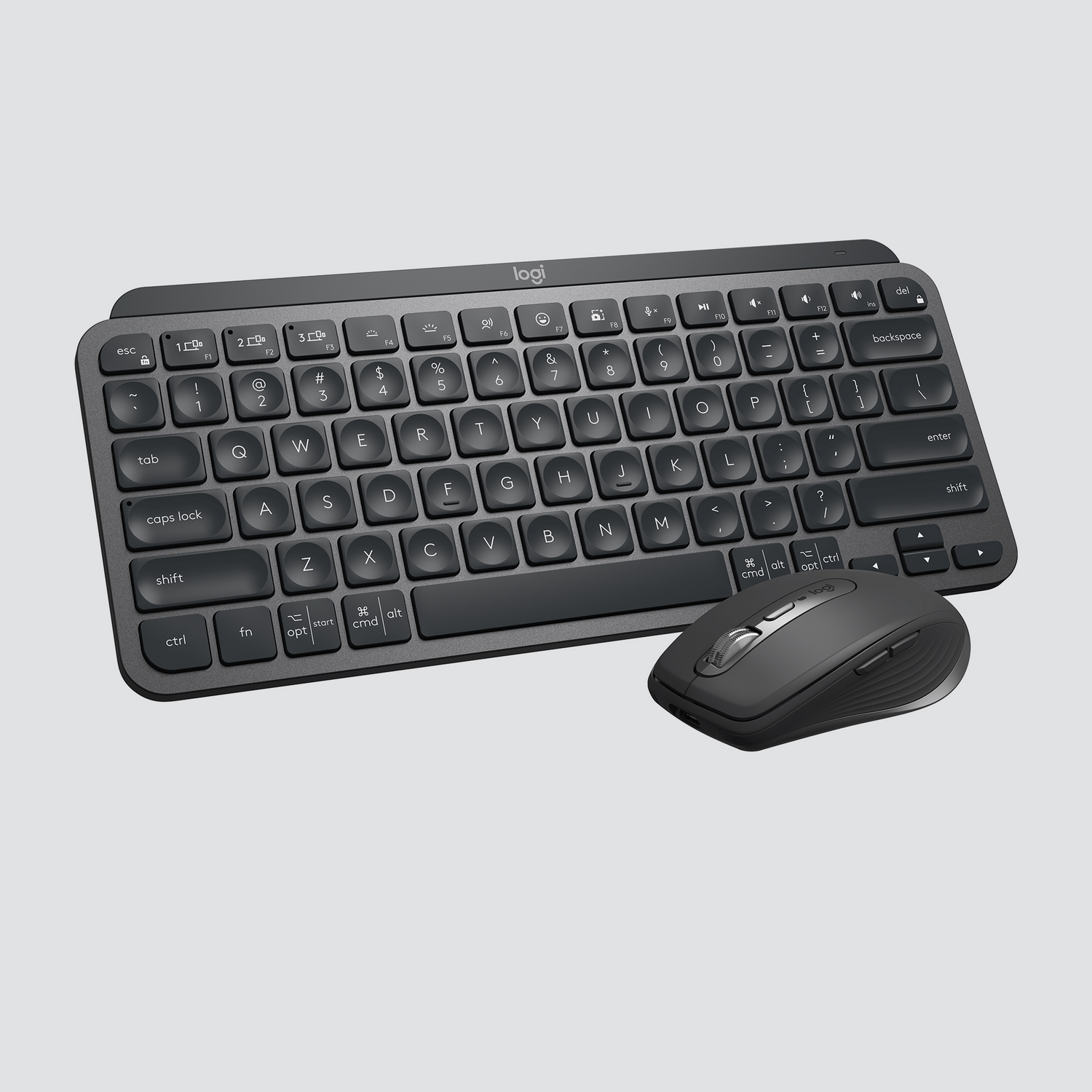 LOGITECH Draadloos toetsenbord MX Keys Mini Illuminated QWERTZU Graphite (920-010482)