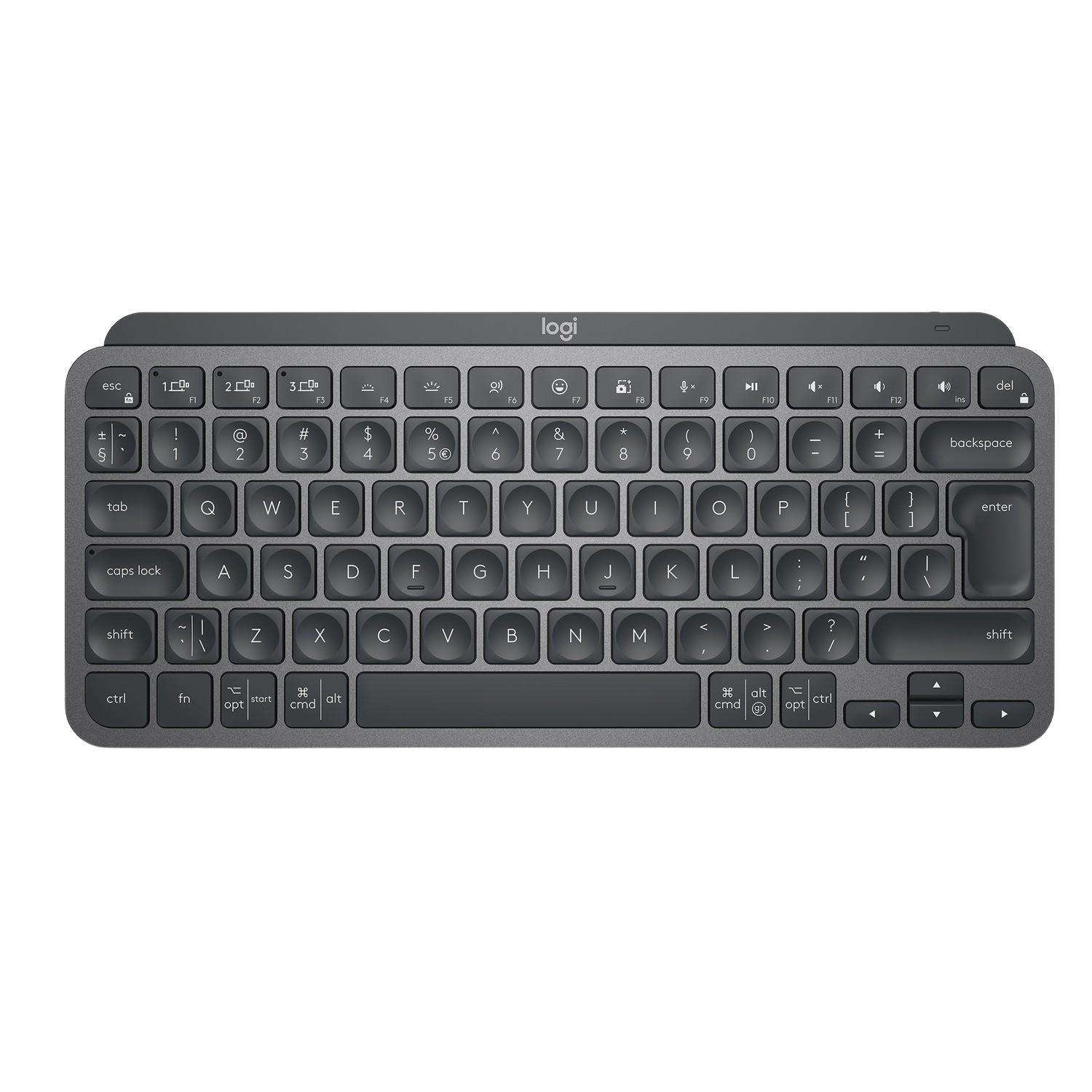 LOGITECH Draadloos toetsenbord MX Keys Mini Illuminated QWERTZU Graphite (920-010482)