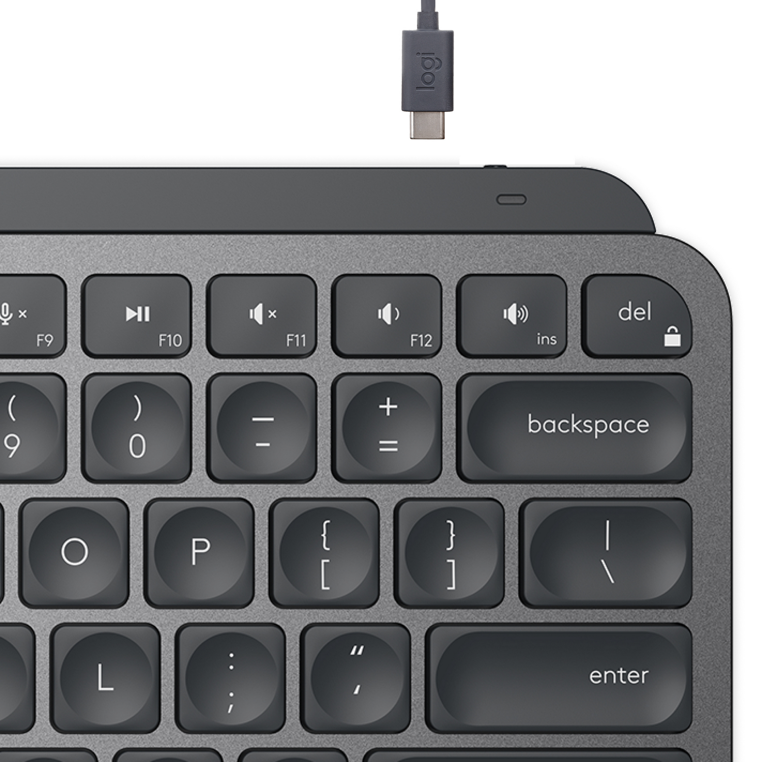 LOGITECH Draadloos toetsenbord MX Keys Mini Illuminated QWERTZU Graphite (920-010482)