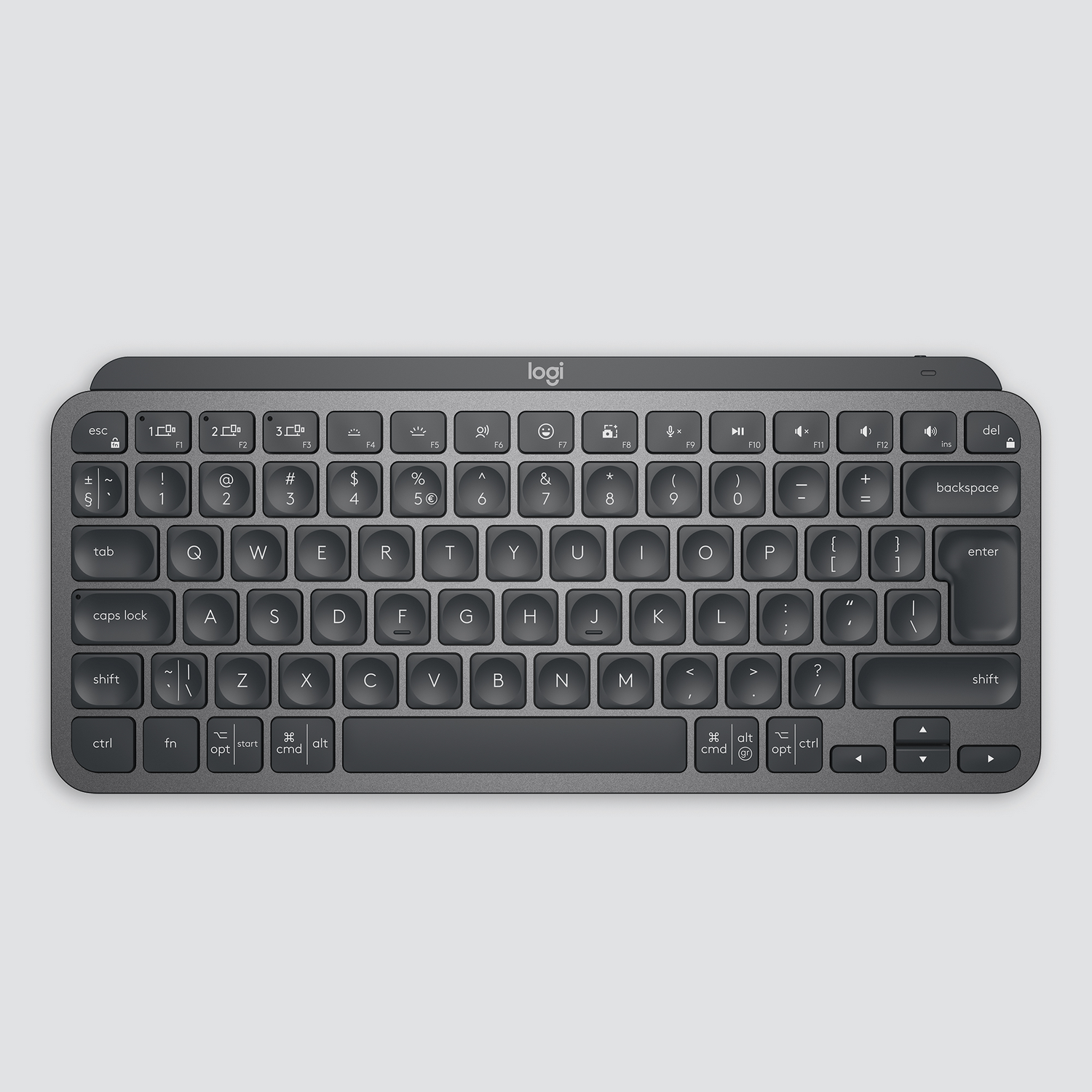 LOGITECH Draadloos toetsenbord MX Keys Mini Illuminated QWERTZU Graphite (920-010482)