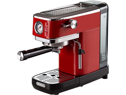 ARIETE 1381 Slim Moderna - Macchina per espresso (Rosso)