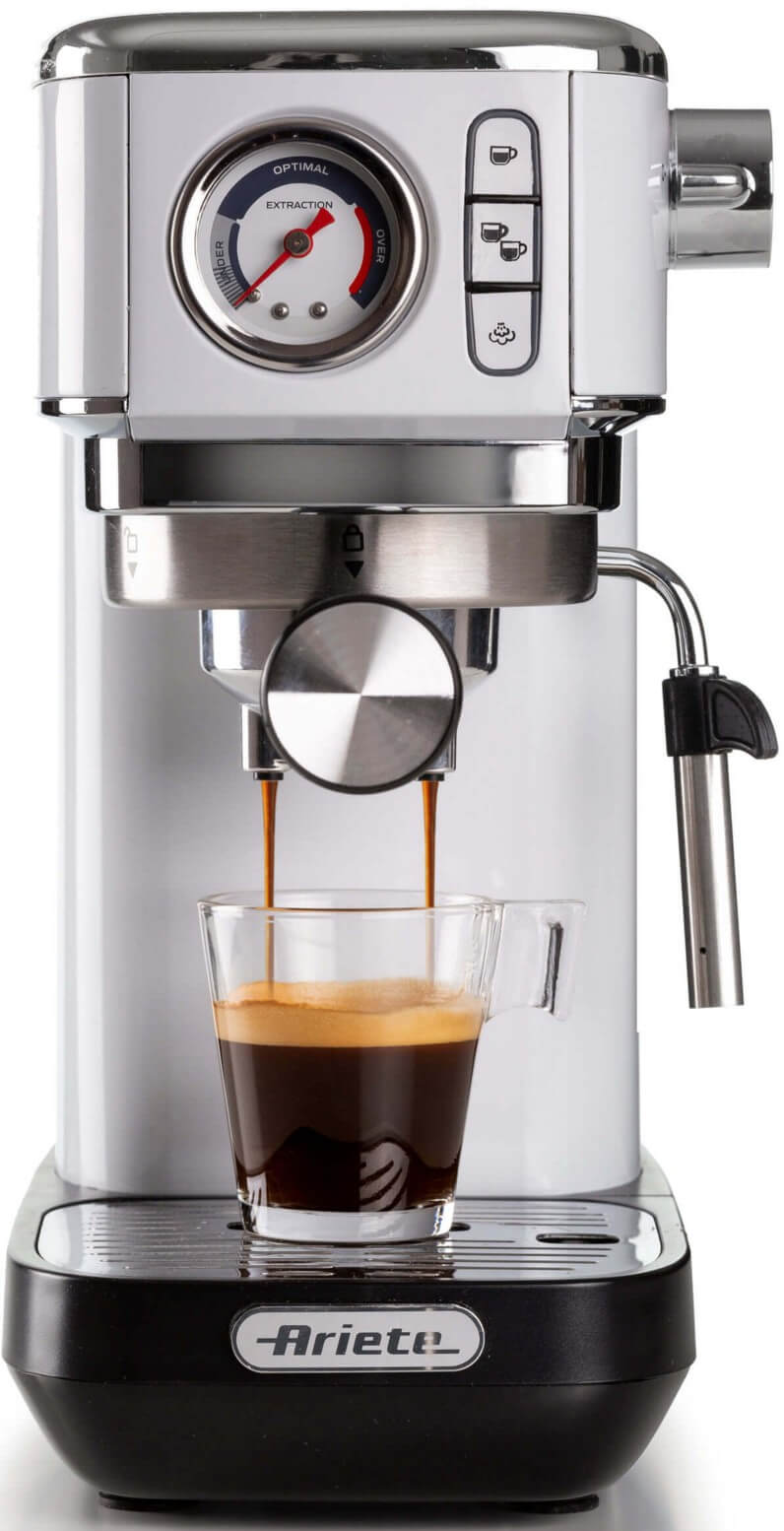 ARIETE 1381 Slim Moderna - Espressomaschine (Weiss)